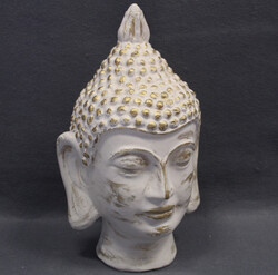 BUDDHA / MAE CHI: weißer Ton o. Porzellankopf weibl. Schönheit, ...