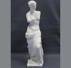 VENUS VON MILO: Skulptur aus Ton m. Podest ca. 13 x 16 cm, Höhe ca. ...