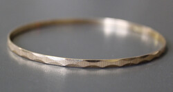 GOLD-ARMREIF 750er Gelbgold, schmäler und breiter werdendes, ...