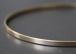 GOLD-ARMREIF 750er Gelbgold, feines matt, gut in Kombination mit den ...