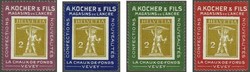 5712: Switzerland Kocher stamps