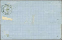 Bulgaria 1866 (Feb 6): Cover from Varna to Constantinople, bearing ...