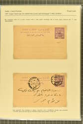 Large Camel: 1902-1909 Collection of postal stationery envelopes, ...