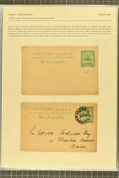 1920-1923: Collection of postal stationery cards, envelopes and ...