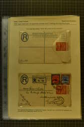 1908-1960: Collection of predominately registered postal stationery ...