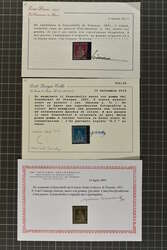 1851/1859: The Tuscany collection of 16 adhesives with the two ...