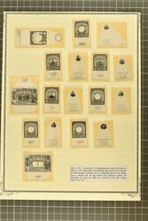 1921: American Bank Note Co. numbered Die Proofs in black for the set ...