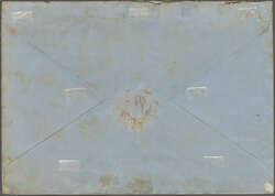 1882: Liberty Head, strip of three 7 c. blue, plate II, first ...