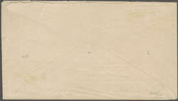 1878: Morazan ½ r. black, two examples used on 1889 illustrated ...
