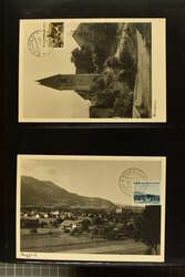 1951/95: Collection of Edition PEN private maximum-cards from 1951 ...