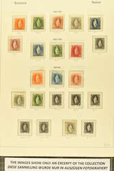 1862/1960ca.: Saubere Teilsammlung in einem Frei- und ...