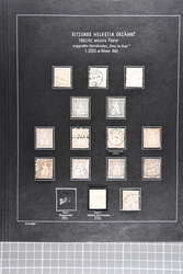 1862/82: Sammlung Sitzende Helvetia mit 75 ungebr./gest. Einzelwerten ...