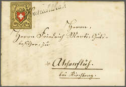 Stein A2: Type 27 l/u, farbfr. und voll- bis überrandig, dekorativ ...