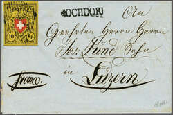 Stein B: Type 2 r/o, farbfrisch und voll- bis überrandig mit ...