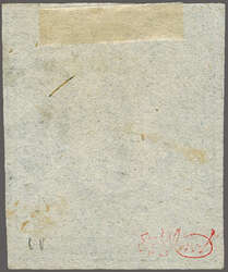 Zürich 6, Type IV, die 54. Marke des Hunderterbogens, farbfr. und ...