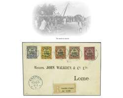 French occupation, Stamps of German Togo overprinted, 1914 (Oct): ...