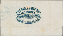 1862 (May 10): Entire letter from Cartagena to New York, carried as a ...