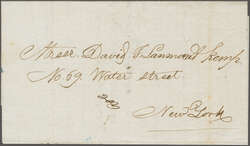 1862 (May 10): Entire letter from Cartagena to New York, carried as a ...