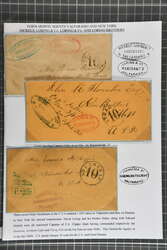 1850/52c.: Covers (3) all from Talcahuano to Massachusetts, USA two ...