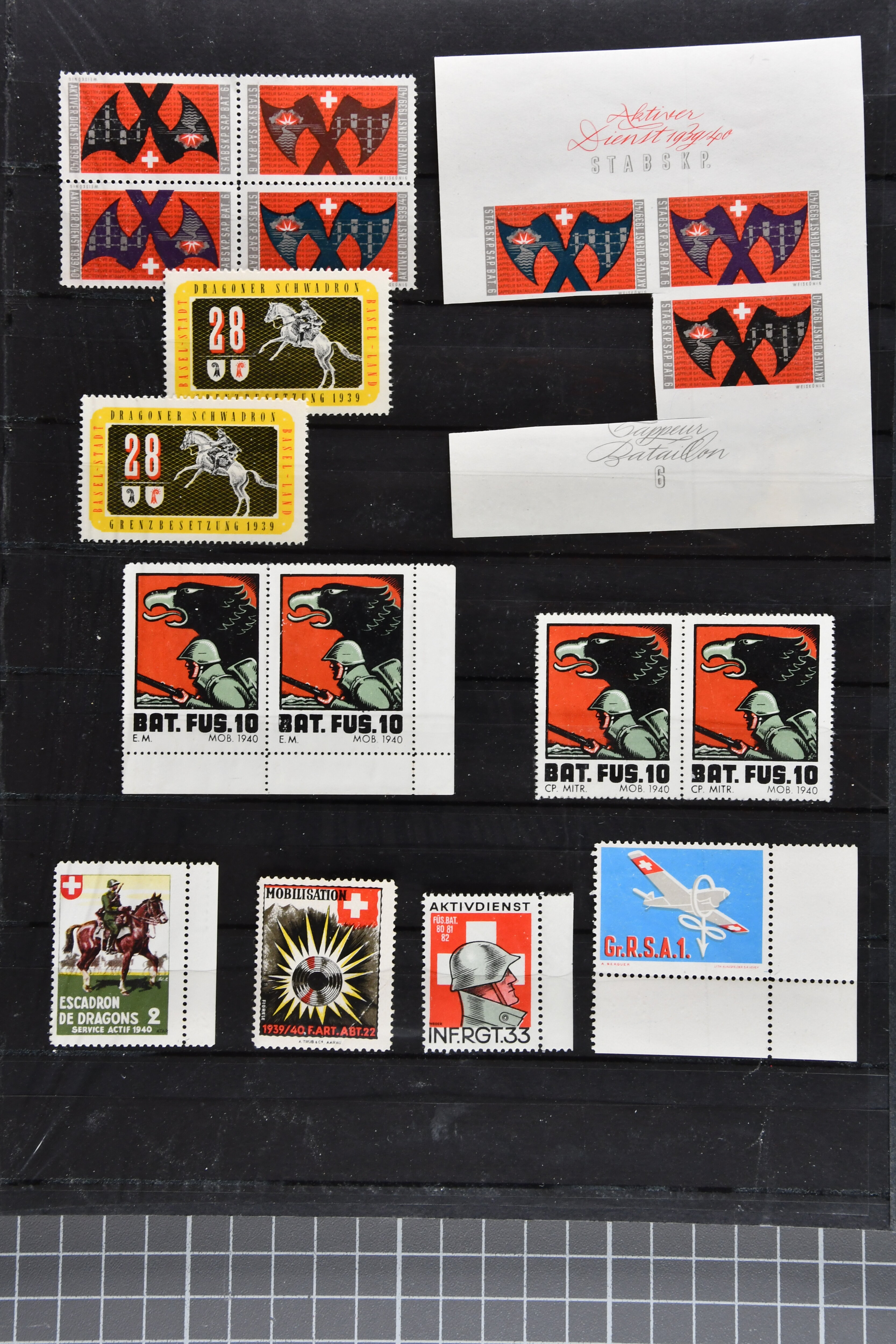 1914/18, 1939/45: Recht vielseitiges Lot mit Soldatenmarken 1. WK in ...