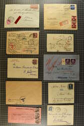 1851/1960ca: Vielfältiger Briefposten ab Vorphilatelie, dabei viele ...