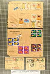 1900/2000ca: Mixed lot of Asian stamps, with the main value in China, ...