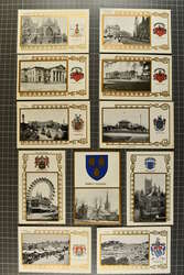 1905/17: Approximately 340 apparently all different, unused heraldic ...