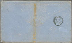 Overland via Southampton 1860 (Jan 12): Cover from Hobart, Tasmania ...