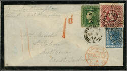Overland Mail via Southampton 1872 (Nov 5): Mourning cover from ...