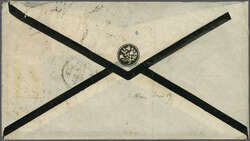 Overland Mail via Southampton 1872 (Nov 5): Mourning cover from ...