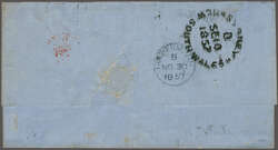 Overland via Marseilles 1857 (Sept 11): Entire from Sydney, New South ...