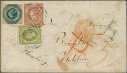 Overland via Marseilles 1857 (Oct 16): Cover from Cathcart, Victoria ...