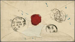 Overland via Marseilles 1859 (Aug 15): Cover from Sydney, New South ...