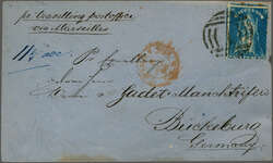 Overland via Marseilles 1860 (Feb 18): Cover from Melbourne, Victoria ...