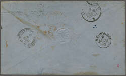 Overland via Marseilles 1860 (Feb 18): Cover from Melbourne, Victoria ...