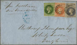 Overland via Marseilles 1860 (March 20): Entire letter from Adelaide, ...