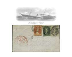 Overland via Marseilles 1861 (Sept 22): Cover from Hobart, Tasmania ...