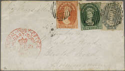 Overland via Marseilles 1861 (Sept 22): Cover from Hobart, Tasmania ...
