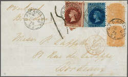 Overland via Brindisi 1875 (Nov 7): Cover from Adelaide, South ...