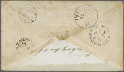 Overland via Brindisi 1878 (July 6): Cover from Meranburn, New South ...