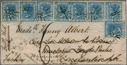 Overland via Triest 1872 (Aug 11): Cover from Berrima, New South ...
