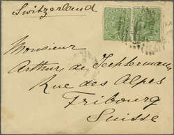 Overland via Torres Strait 1883 (March 29): Cover from Rockhampton, ...