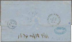 Incoming Mail via Pacific Ocean 1859 (23 July): Entire letter headed ...