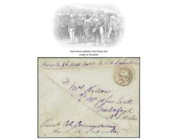 Incoming Mail Overland via Brindisi & Suez 1885 (April 20): Great ...