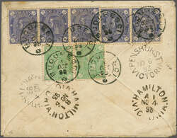 Incoming Mail Overland via Brindisi & Suez 1893 (Oct 1): Cover from ...