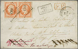 Incoming Mail Overland via Marseilles 1858 (June 26): Cover from ...