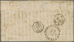 Incoming Mail Overland via Marseilles 1861 (Dec 21): Cover from Thizy ...