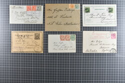 Incoming Mail Overland via Naples 1896-1900: Group of covers ...