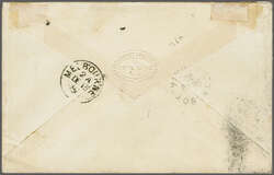 Incoming Mail via the Indian Ocean 1892 (Nov 20): Cover from Hong ...