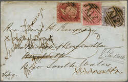 Incoming Mail Overland via Southampton 1858 (Sept 13): Cover, with ...